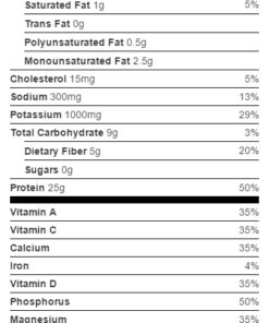 Cytosport- Muscle Milk RTD Chocolate 14oz- Nutrition Facts