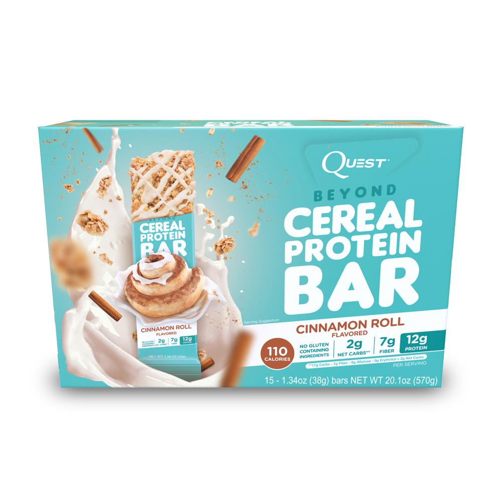Quest Nutrition Beyond Cereal Bars Cinnamon Roll Elite Nutritional