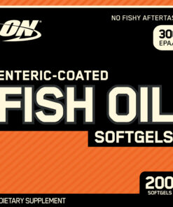 Optimum Nutrition- Fish Oil 200 softgels Label