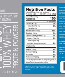 Smoothie Perfect - 100% Whey- Isolate Blend 4lb/64srv