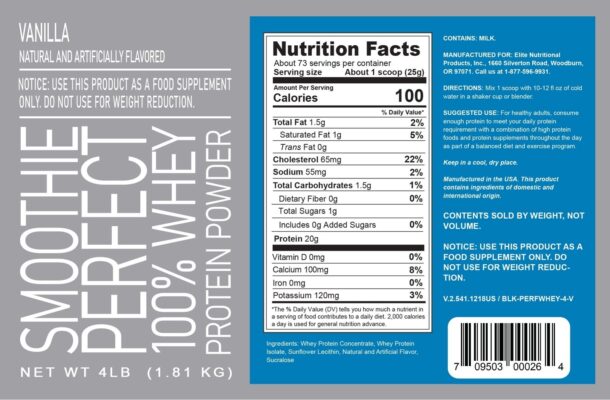 Smoothie Perfect - Perfect Whey+Blend 4lb/69srv