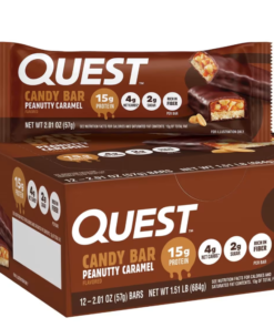 Quest Candy - Peanutty Caramel Bar 57g/12bx