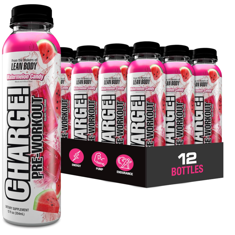 Labrada- Lean Body CHARGE! Pre-Workout 12oz/12cs