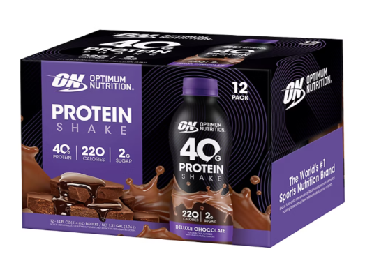 Optimum Nutrition- 40g RTD Protein Shakes 12/cs